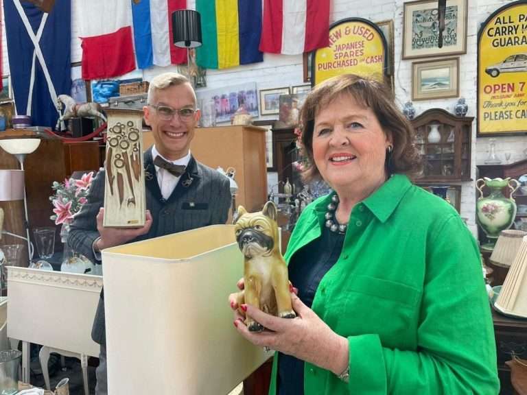 Margie Cooper at Antiques Road Trip