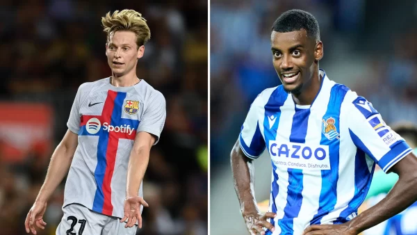 Frenkie de Jong is wanted by Liverpool for £60 million, Isak is going to Newcastle for £63 million, and Bellingham is being pursued by Real Madrid