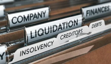 What distinguishes insolvency from liquidation?