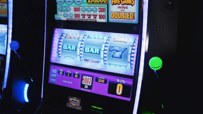 Photo of a slot machine