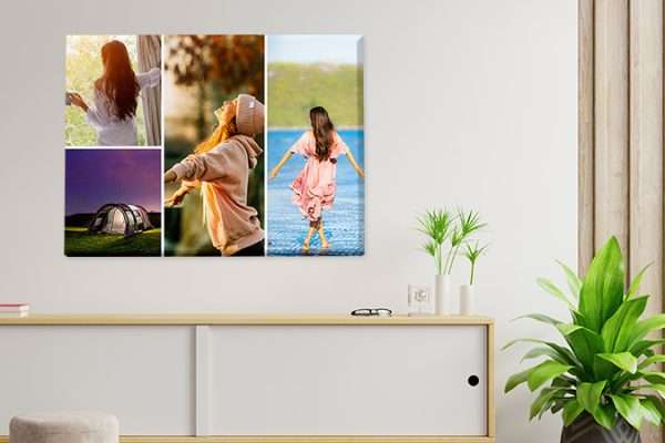 Print Photos of Family Holiday Trip to London on Canvas