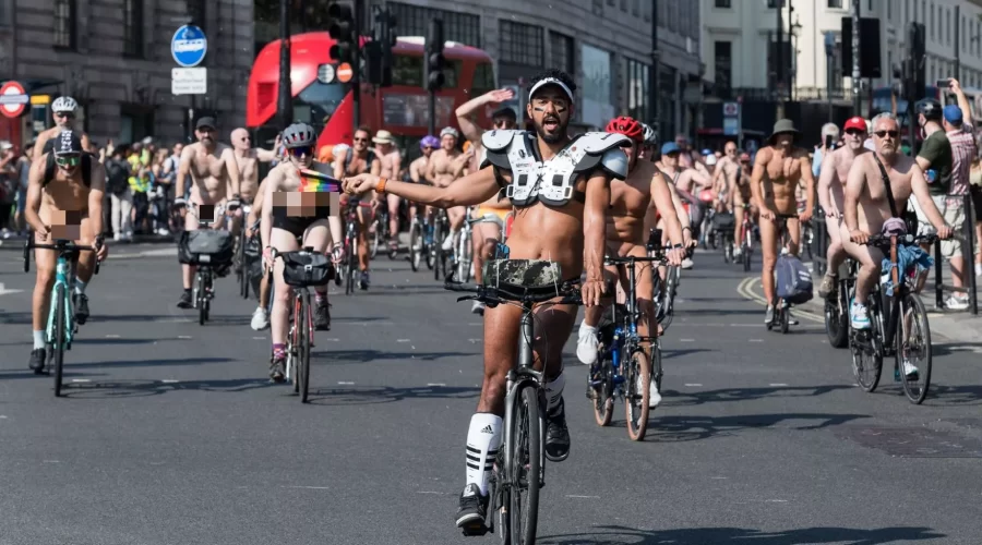 London's Nude Cycling Event: A Freeing Commemoration of Positive Body Image