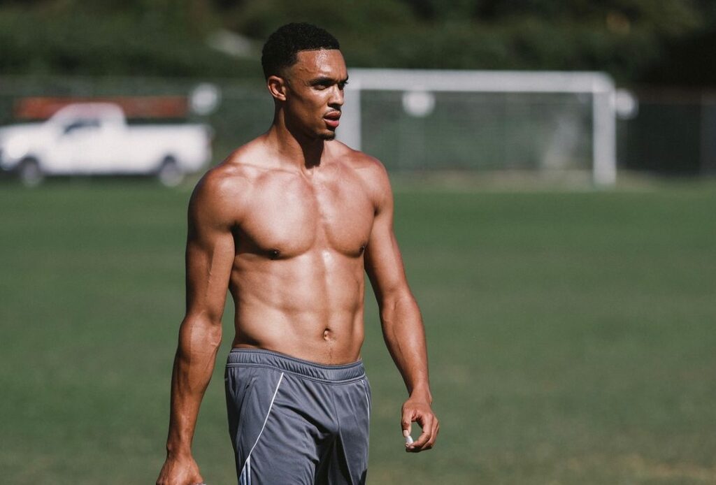 Trent Alexander-Arnold practicing