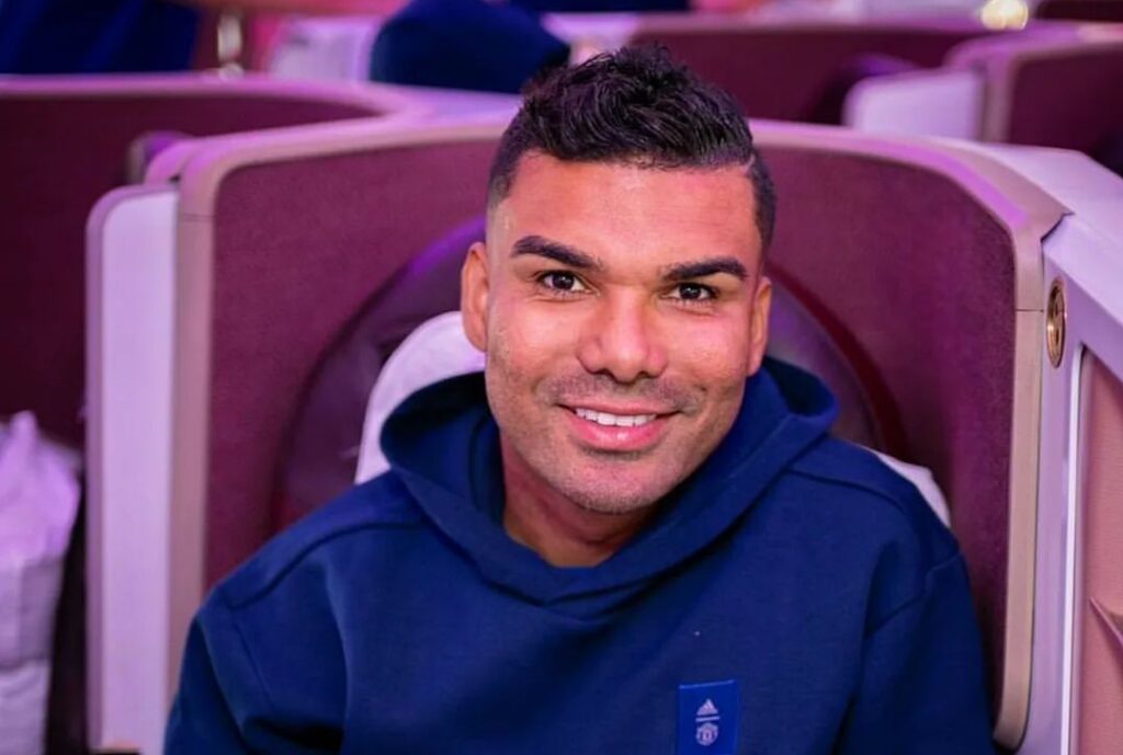 Casemiro smiling