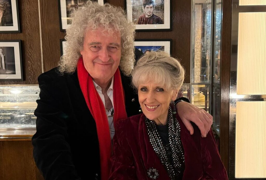 Brian may and Anita Dobson