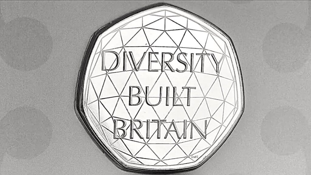 diversity built britain 50p