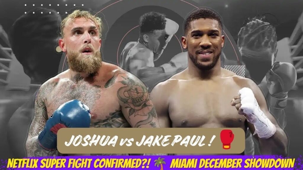 Anthony Joshua vs. Jake Paul: Joshua to Fight YouTube Star Jake Paul in December, Complete Breakdown Anthony Joshua vs. Jake Paul